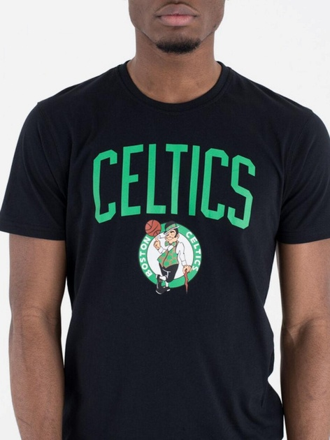 T-shirt męski bawełniany New Era Celtics 60505459 2XL Czarny (0197883644237) - obraz 3