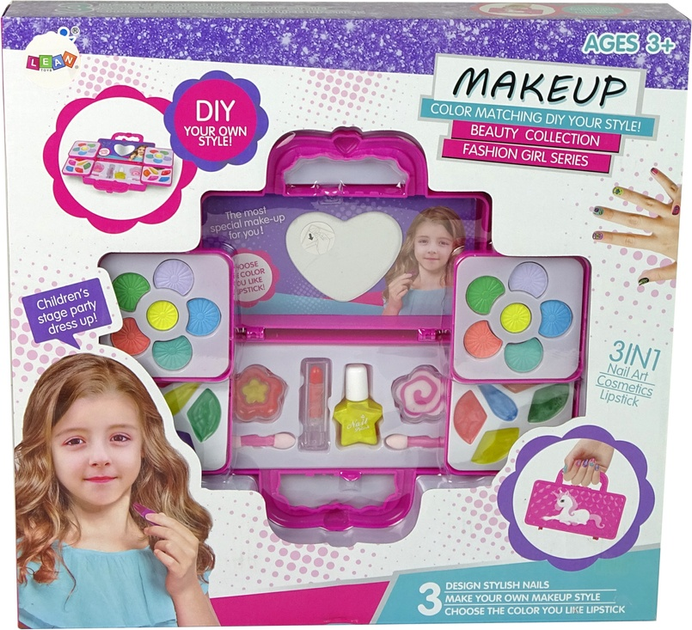 Набір для краси LEAN Toys Сумка-єдиноріг з тінями та блискітками 10857 (5905214974862) - зображення 1