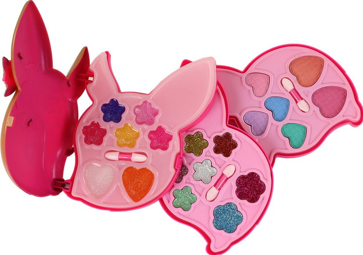 Zestaw piękności LEAN Toys do makijażu z jelonkiem kolorowymi cieniami i brokatami 16595 (5905884451045) - obraz 3