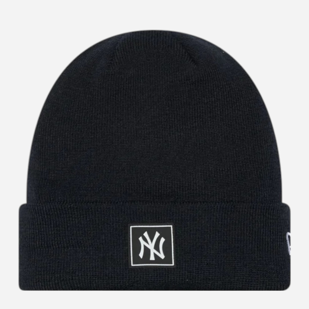 Шапка біні чоловіча New Era Team Beanie 60284968 One Size Чорна (0196499571739) - зображення 1