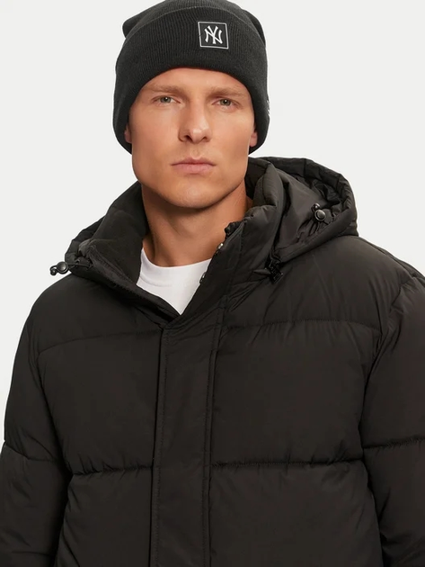 Шапка біні чоловіча New Era Team Beanie 60284968 One Size Чорна (0196499571739) - зображення 5