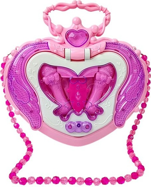 Szkatułka z pozytywką LEAN Toys na statywie z mikrofonem i głośnikiem Różowa 6606 (5905214979447) - obraz 6