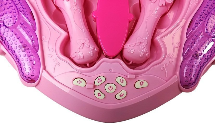 Szkatułka z pozytywką LEAN Toys na statywie z mikrofonem i głośnikiem Różowa 6606 (5905214979447) - obraz 7