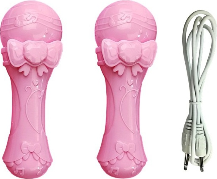 Szkatułka z pozytywką LEAN Toys na statywie z mikrofonem i głośnikiem Różowa 6606 (5905214979447) - obraz 8