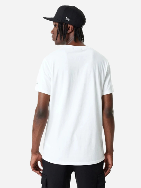 T-shirt męski bawełniany New Era Ne Essentls 60416745 M Biały (0197214897943) - obraz 2