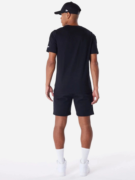T-shirt męski bawełniany New Era Ne Essentls 60416742 M Czarny (0197214898063) - obraz 4
