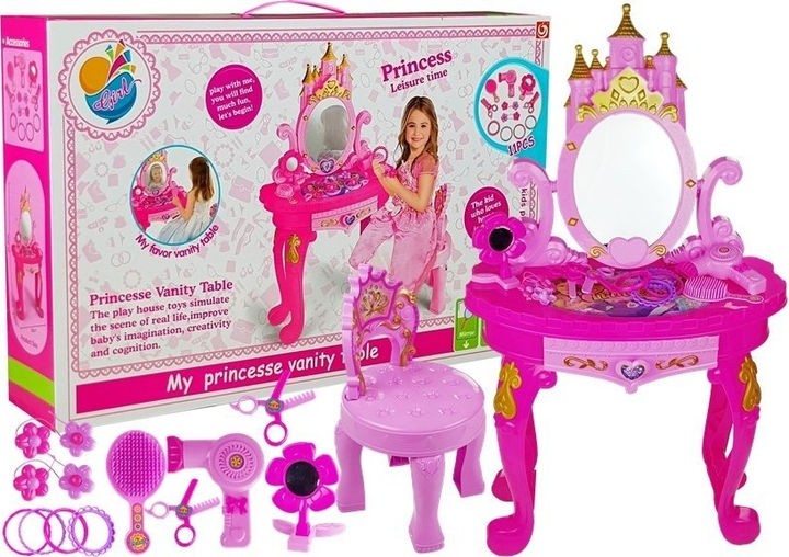 Туалетне приладдя LEAN Toys зі стільчиком на ніжках та аксесуарами 4236 (5905323219717) - зображення 2