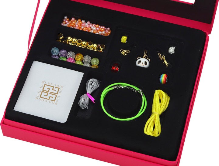 Zestaw do tworzenia bransoletek LEAN Toys z zawieszkami i koralikami 17572 (5905991004219) - obraz 3