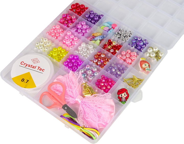 Набір для виготовлення прикрас LEAN Toys з рожевою бантиком 13459 (5905323216990) - зображення 3