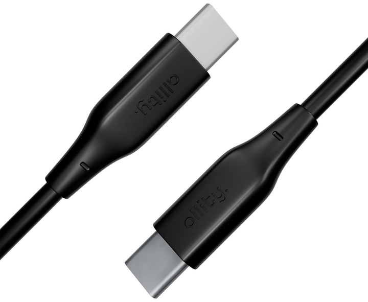 Кабель Allity AUC-02 USB-C - USB-C 2 m 60W Black (5906667550252) - зображення 2