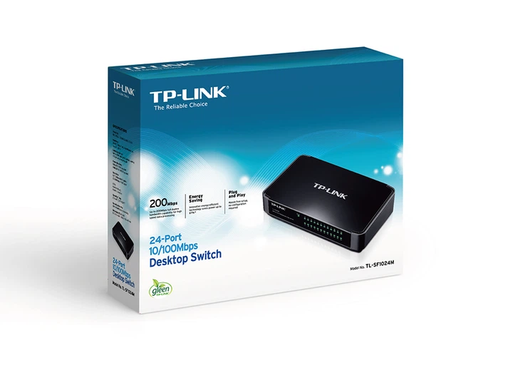 Коммутатор TP-LINK TL-SF1024M (24xFE, пластик) - изображение 7