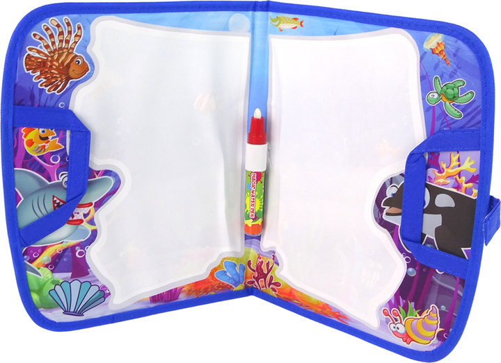 Водяний килимок LEAN Toys для малювання, що складається в папку з водяним фломастером Зникopis 12739 (5905214977771) - зображення 4