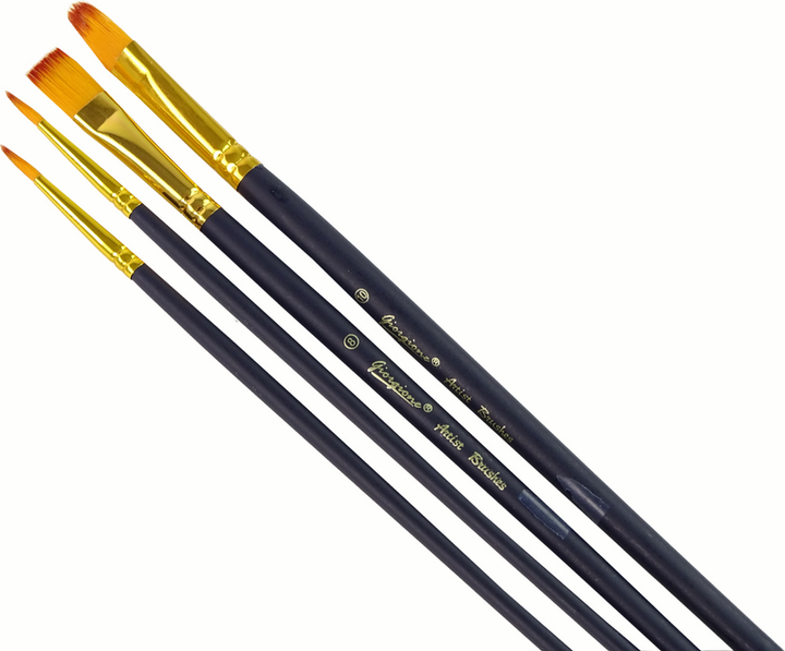 Pędzle artysty LEAN Toys 4 kształty 16104 (5905679076514) - obraz 3