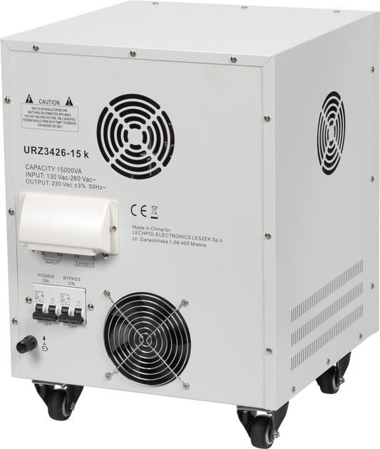 Стабілізатор напруги Kemot MSER-15000 15000VA 3% (5901890115834) - зображення 3
