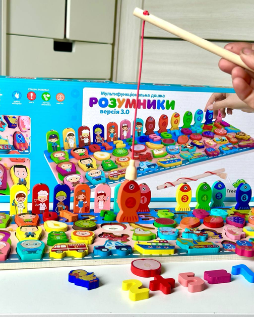 Деревяний розвиваючий дитячий Сортер по методиці Монтессорі 1980 Limo toy 5 В 1 українською мовою - Фото 6 Деревяний розвиваючий дитячий Сортер по методиці Монтессорі 1980 Limo toy 5 В 1 українською мовою - изображение 6