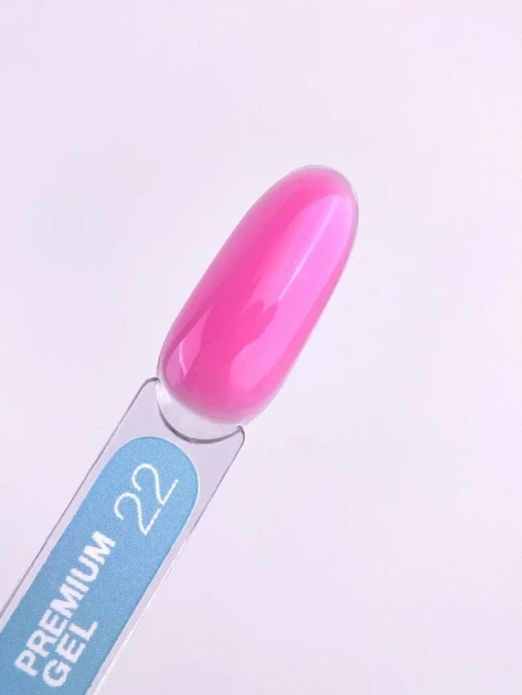 Гель LUNAMoon Premium Gel №22 - чайная роза 15 мл для укрепления, выравнивания и наращивания ногтей - изображение 2