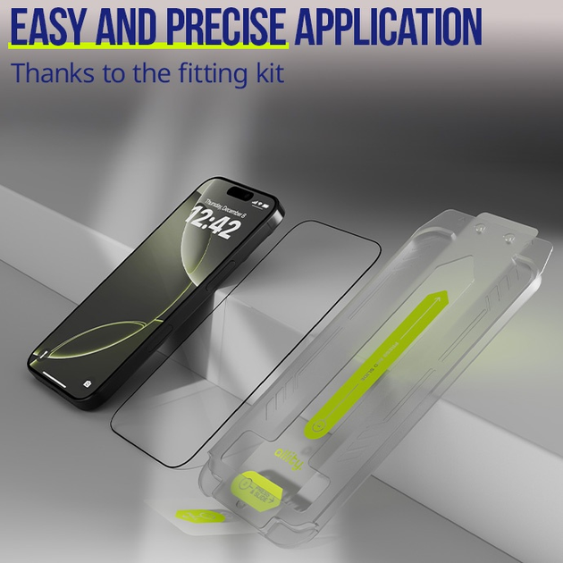 Szkło hartowane Allity PerFit tempered glass do Apple iPhone 15 Pro Max Transparent (5906667550849) - obraz 5