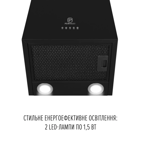 Вытяжка perfelli primo 36peb nero - изображение 5