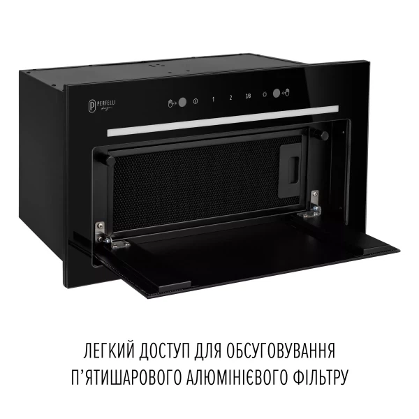 Вытяжка perfelli design filini 5 nero silenzio - зображення 7