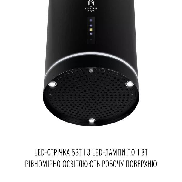 Вытяжка perfelli design ricco 35 nero silenzio - изображение 4