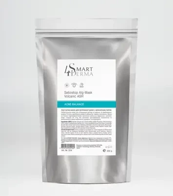 Альгинатная маска для проблемной кожи с вулканической пылью Smart4derma 200 г - изображение 2