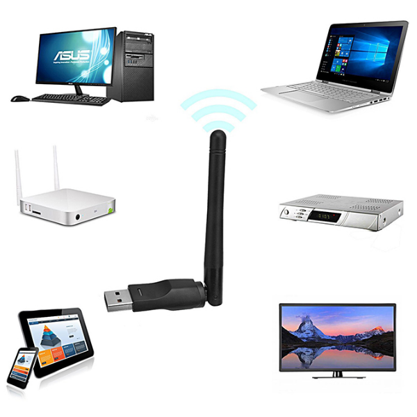 Wi-Fi-USB адаптер з антеною WUA 300Mbps Aurora - зображення 5