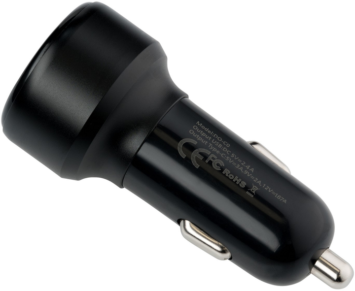 Ładowarka samochodowa Qualo Recycling USB-A USB-C 32W Black (5907457783355) - obraz 4