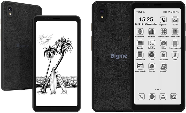 Електронна книга Bigme HiBreak Smartfon B&W - зображення 3