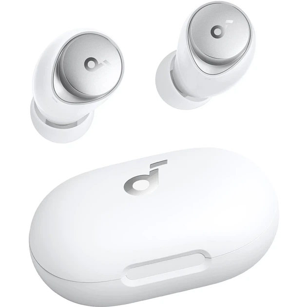 Бездротові навушники Anker Soundcore Space A40, White, Hi-Res, 50H, ANC, LDAC, Bluetooth 5.2, IPX4 - Фото 2 Бездротові навушники Anker Soundcore Space A40, White, Hi-Res, 50H, ANC, LDAC, Bluetooth 5.2, IPX4 - зображення 2