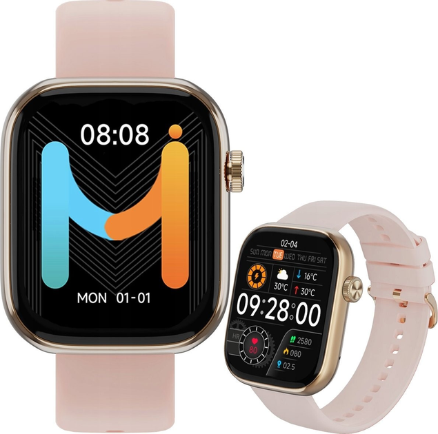 Smartwatch iMiki ST2 Gold (6973626300455) - obraz 2