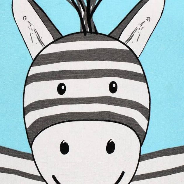 Kosz do przechowywania zabawek Springos z uszami zebra 80 l (5907719439013) - obraz 2