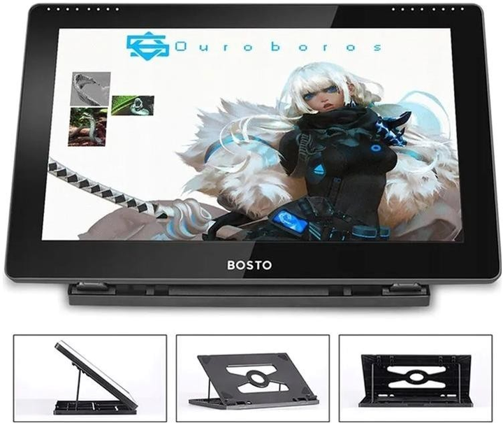 Tablet graficzny Bosto BT-16HD Black - obraz 4