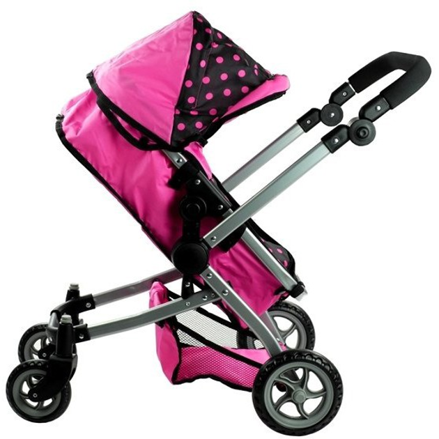 Wózek dla lalek Lean Toys Alice 2w1 - z funkcją pozycji leżącej i siedzącej (5902808158004) - obraz 5