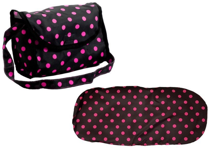 Wózek dla lalek Lean Toys 2 w 1 - z funkcją leżenia i siedzenia Szaro-różowy (5903802452969) - obraz 7