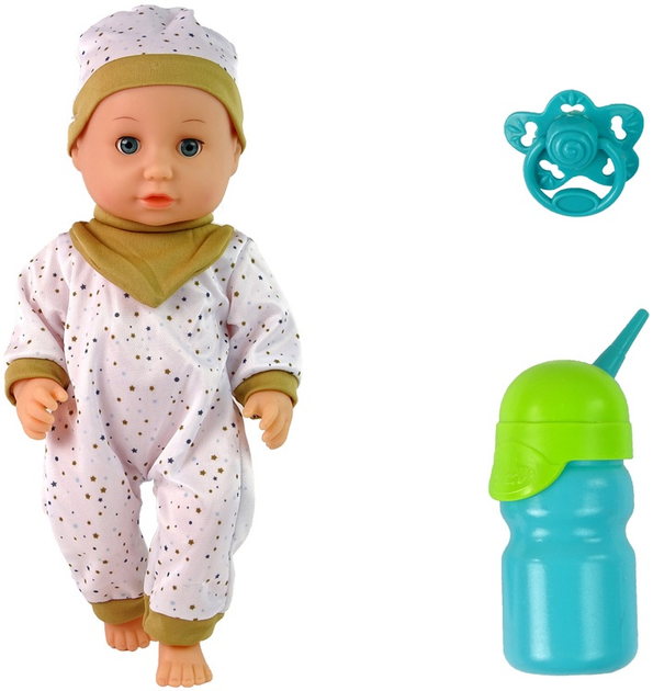 Пупс Lean Toys з функцією пісяння White 38 см (5905214972110) - зображення 3
