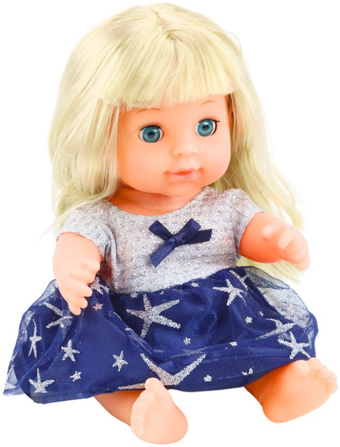 Пупс Lean Toys з функцією пісяння Blue 33 см (5905991009412) - зображення 4