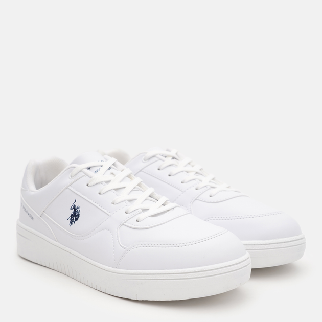 Чоловічі снікери U.S. Polo Assn 4W,Lee 4Pr 101571985 41 Білі (8684317774919) - зображення 3