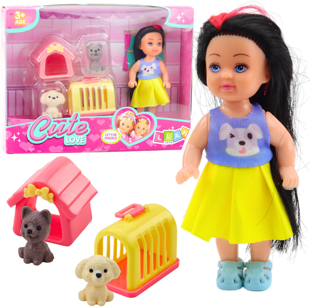 Mini laleczka Lean Toys z akcesoriami 12 cm (5905991056430) - obraz 2
