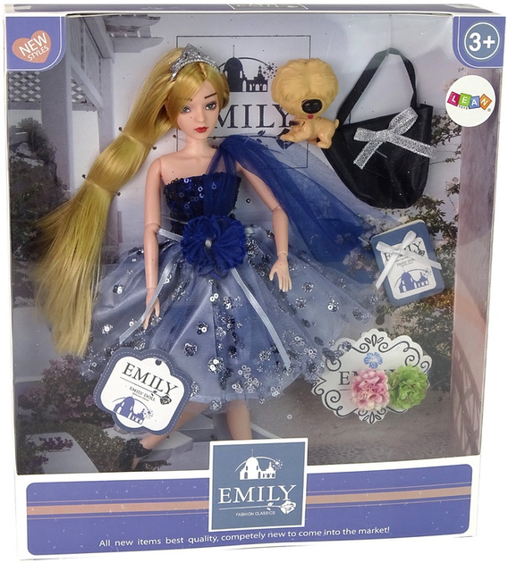 Лялька Lean Toys Емілі з аксесуарами 30 см (5905515359894) - зображення 1