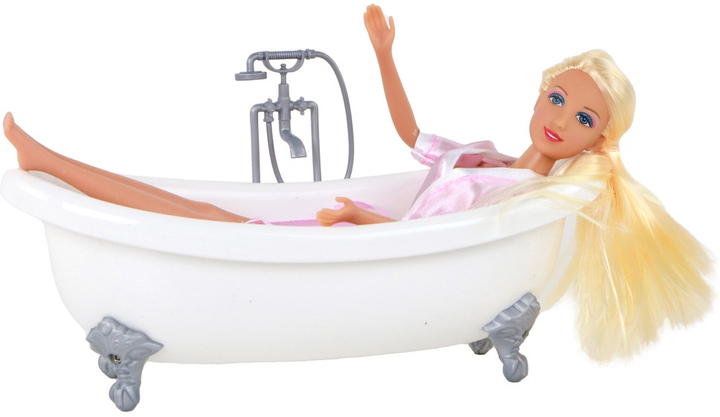 Лялька Lean Toys в рожевому халатику з аксесуарами 30 см (5905515352543) - зображення 3