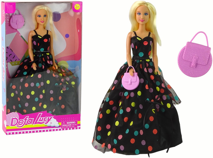 Лялька Lean Toys Люсі в чорній сукні 31 см (5905515352581) - зображення 2