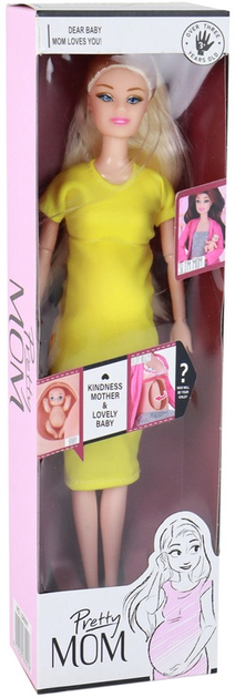 Лялька Lean Toys Вагітна мама 31 см (5905679072523) - зображення 1