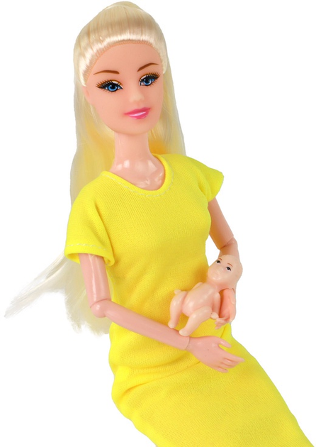 Лялька Lean Toys Вагітна мама 31 см (5905679072523) - зображення 4