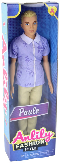Lalka Lean Toys Paulo chłopak 30 cm (5905679077306) - obraz 1