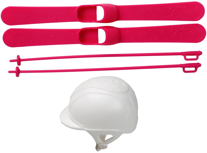 Lalka Lean Toys Anlily Narciarka z akcesoriami 31 cm (5905679077252) - obraz 5
