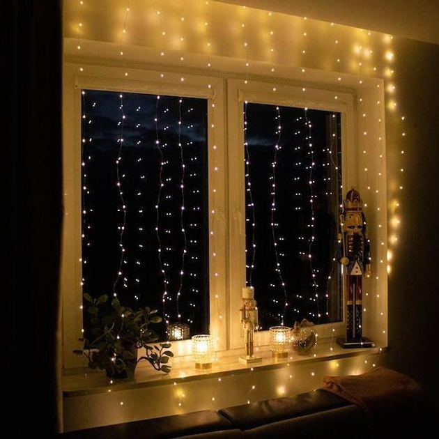Kurtyna świetlna Springos CL4022 300 LED - obraz 4