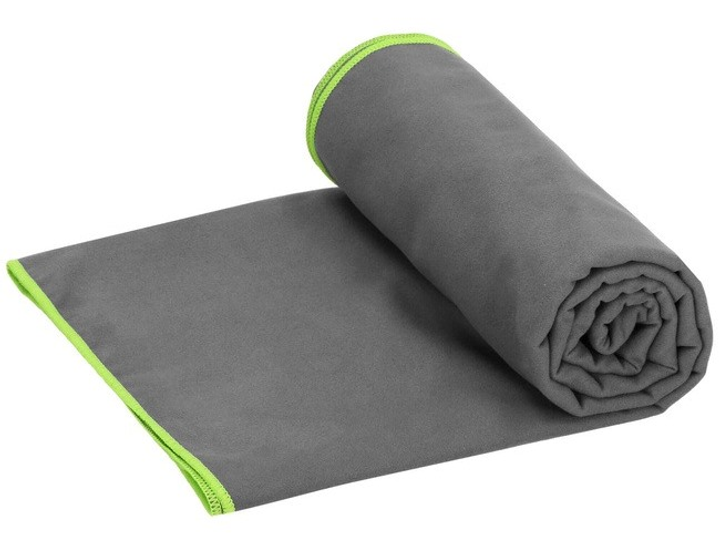 Ręcznik z mikrofibry Springos plażowy szybkoschnący 180 x 90 cm szaro-zielony (5907719435459) - obraz 1