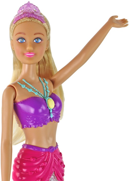 Lalka Lean Toys Anlily Syrena z efektami świetlnymi i dźwiękowymi 24 cm (5905679077597) - obraz 4