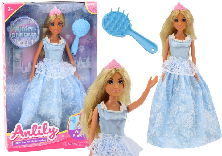 Lalka Lean Toys Anlily Królowa lodu z akcesoriami 30 cm (5905884455197) - obraz 2