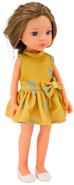 Lalka Lean Toys w żółtej sukience 33 cm (5905991015192) - obraz 3